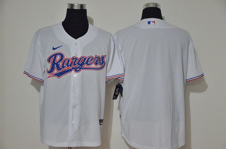 Men's Texas Rangers Blank White Cooperstown Collection Stitched Mlb Nike Jersey Mlb