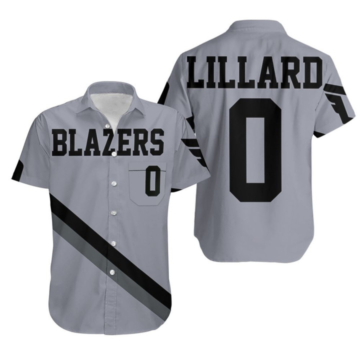 Blazers Damian Lillard Jersey Inspired Hawaiian Shirt