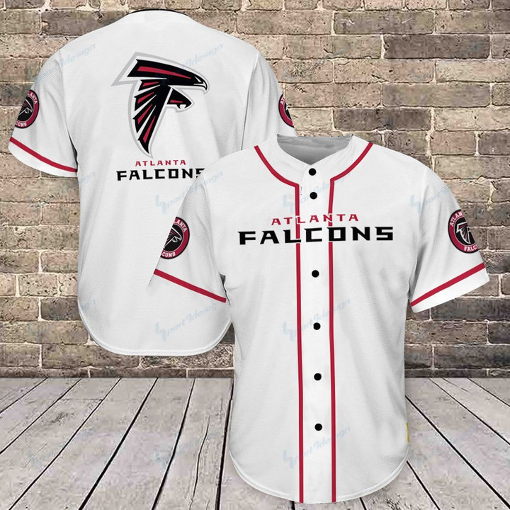 Atlanta Falcons Baseball Jersey 283 - Baseball Jersey Lf
