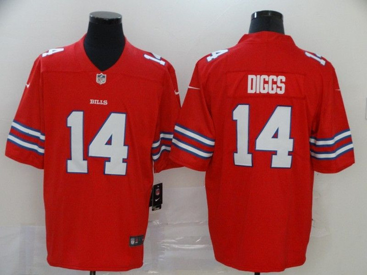 Men's Buffalo Bills #14 Stefon Diggs Red 2020 Vapor Untouchable Stitched Nfl Nike Limited Jersey Nfl