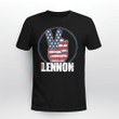 John Lennon - Red, White, Blue Peace T-Shirt