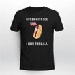 Hot Diggity Dog I Love USA - Funny Fourth of July T-Shirt and Hoodie