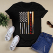 Patriotic US American Baseball Flag - Vintage Baseball Flag T-Shirt and Hoodie