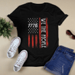 4th Of July 1776 Shirts For Men, We The People American Flag T-Shirt