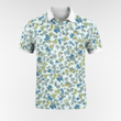 Golf Shirt - NK DF Player Floral Print Polo T-Shirt