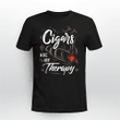 Cigars are my Therapy Shirt - Cigars T Shirts for Men, Dad T-shirt + Hoodie