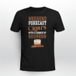 Weekend Forecast Cigars With A Change Of Bourbon T-shirt + Hoodie