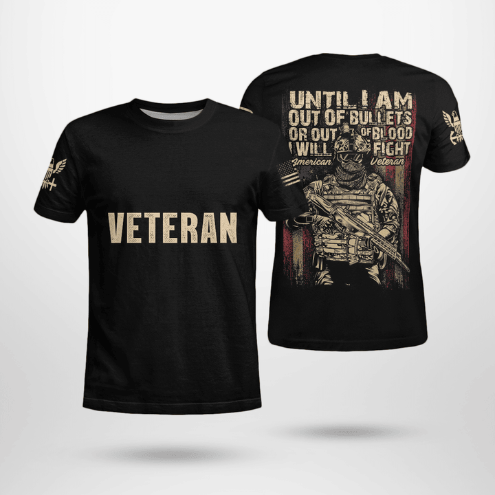 Navy Until I Am Out Of Bullets Shirt