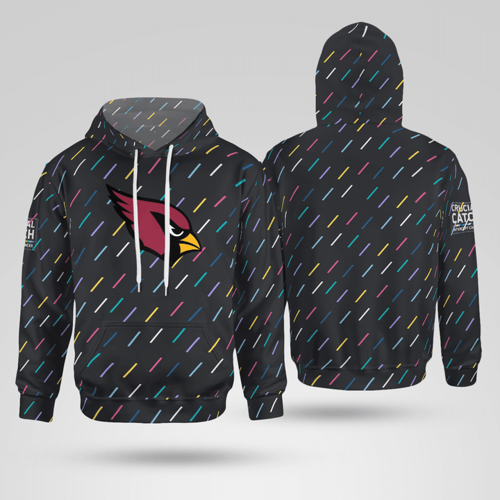 Arizona Crucial Catch 2021 Hoodie (100% Donation National Breast Cancer Foundation)