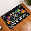 It'S The Most Wonderful Time Of The Year - Halloween Doormat, Cat Lovers Home Decorative Welcome Doormat -