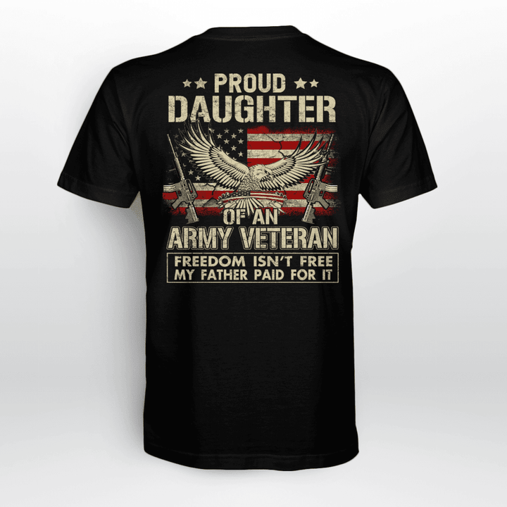Proud Daughter Of An Army Veteran T-Shirt