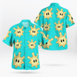 Mario Bros Shine Sprite Button Up Short Sleeve Shirt