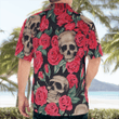 Tattoo Rose Skull Hawaii Shirt