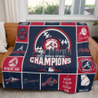 Braves 2021 World Series Champions Fleece Blanket