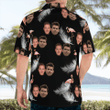 Face SB & JA - Flamingo Hawaiian Shirt and Shorts