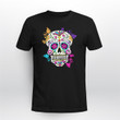 Dia de Los Muertos Sugar Skull Tee T-Shirt