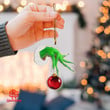 Grinch Hand Holding Ornament