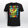 100th Day Of School Dino Kids Happy 100 Days Dinosaur T Rex T-Shirt
