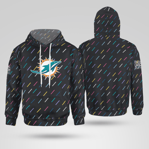 Miami Crucial Catch 2021 Hoodie (100% Donation National Breast Cancer Foundation)