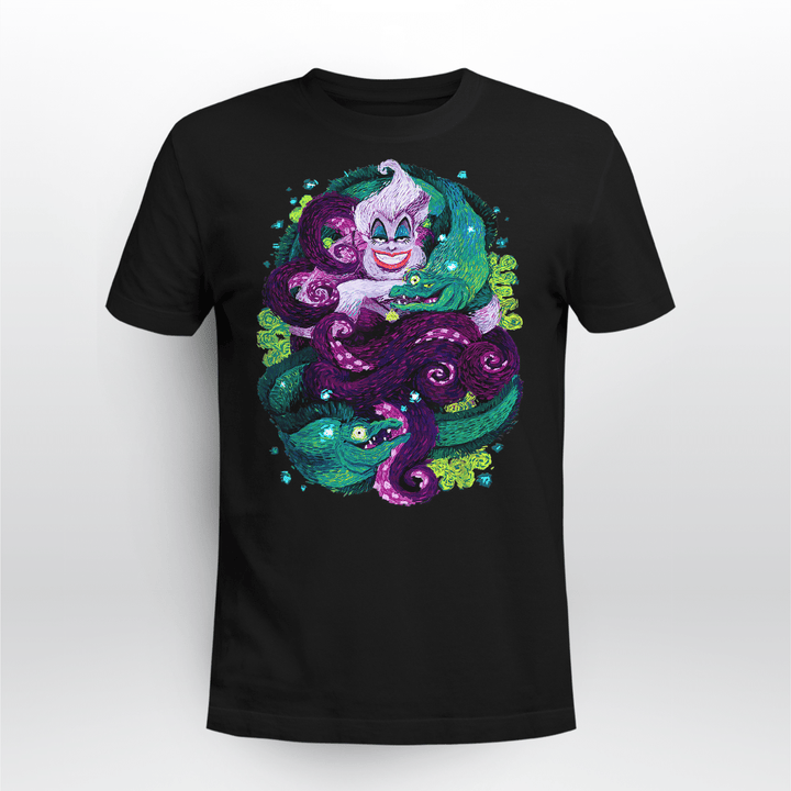 The Little Mermaid Ursula Sea Witch Painting T-Shirt