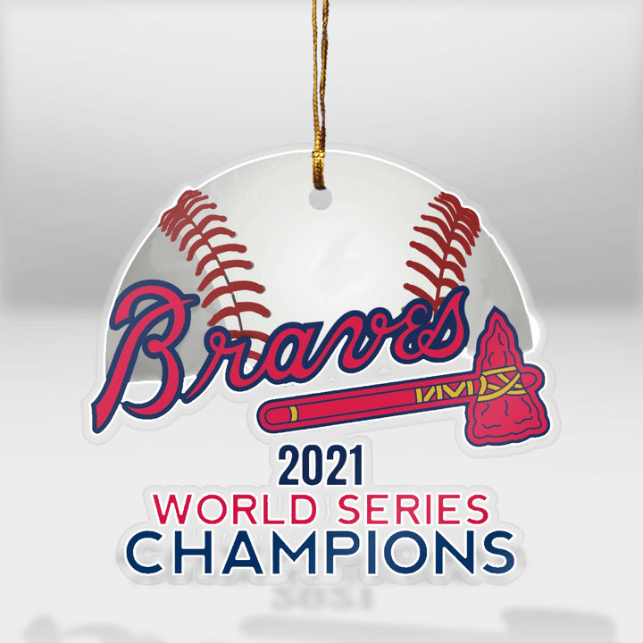 Atlanta 2021 World Series Champions Ornament