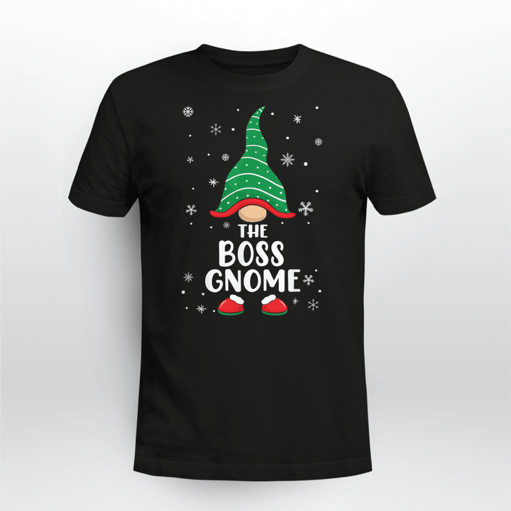 Boss Gnome Matching Family Christmas Pajamas Costume T-Shirt