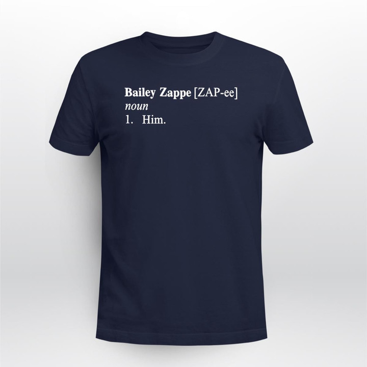  Bailey Zappe Definition Shirt New England Patriots 