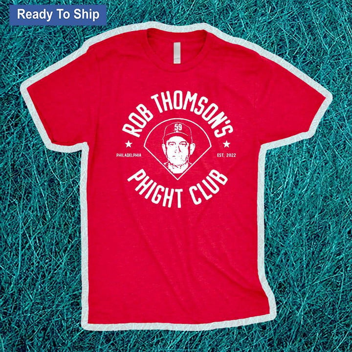 Rob Thomson’s Phight Club T-Shirt Philadelphia Phillies