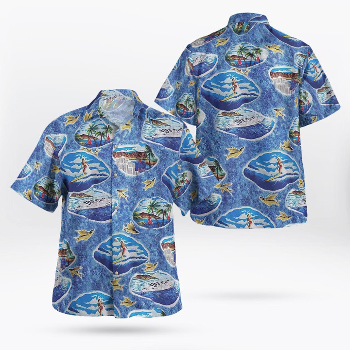 Honolulu Goose In Top Gun Hawaiian Shirt