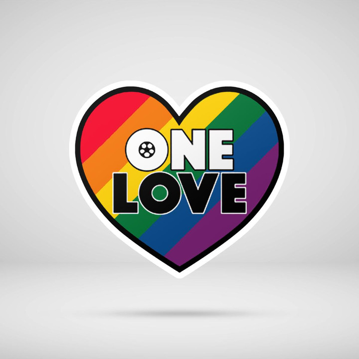 One Love LGBTG Sticker