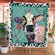 Cow with Flower Quilt