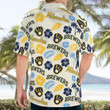 2023 MB Flower and Palm Trees Hawaiian Shirt