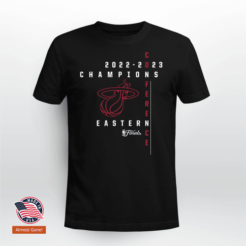 Miami Heat 2023 Eastern Conference Champions Crossover Team Roster Shirt