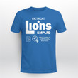 SMPLFD Blue Detroit Lions Vintage Program T-Shirt