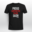 Proud Supportive Black Dad T-Shirt and Hoodie