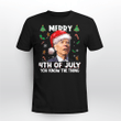 Merry 4th of July You Know The Thing Santa Biden Christmas T-Shirt and Hoodie
