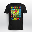 100th Day Of School Dino Kids Happy 100 Days Dinosaur T Rex T-Shirt