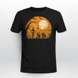 Star Wars Halloween Orange Hue Death Star Portrait T-Shirt