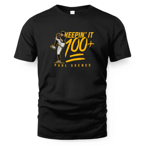 Skenes Keepin' It 100+ Pittsburgh T-Shirt