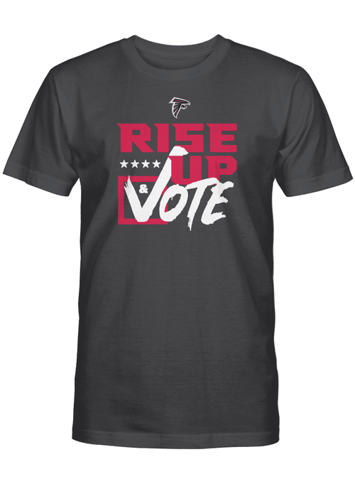 Atlanta Falcons - Rise Up and Vote T-Shirt