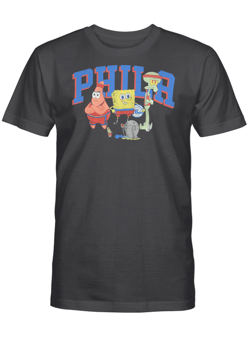 Spongebob Philadelphia 76ers Team Shirt