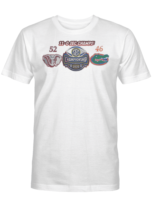 Alabama 11-0 SEC Champions 2020 T-Shirt