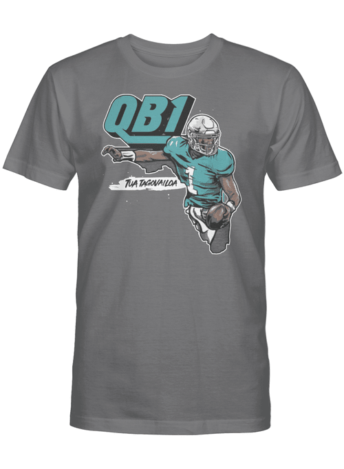 Tua Tagovailoa QB1 Shirt - Miami Dolphins