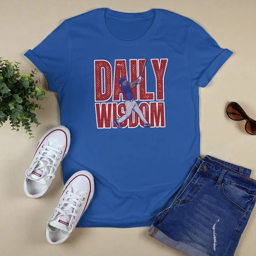 Patrick Wisdom Daily Wisdom Shirt - Chicago Cubs