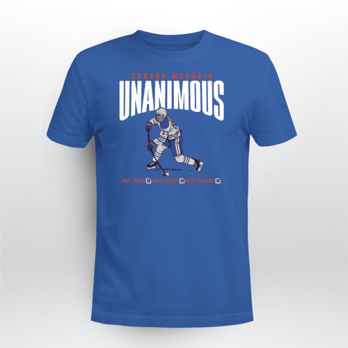 Connor McDavid: Unanimous Shirt - Edmonton Oilers