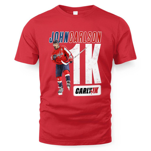 Carlson Celebrate 1,000-game Carly1K T-Shirt Red