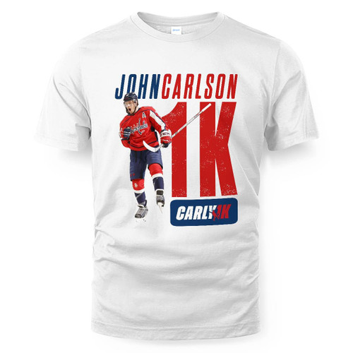Carlson Celebrate 1,000-game Carly1K T-Shirt White
