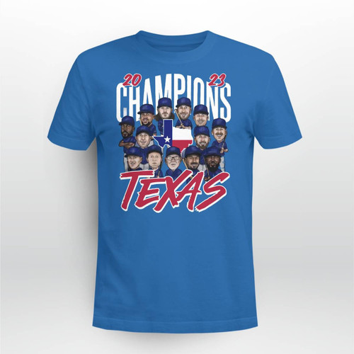 Texas Champions 2023 Roster Shirt