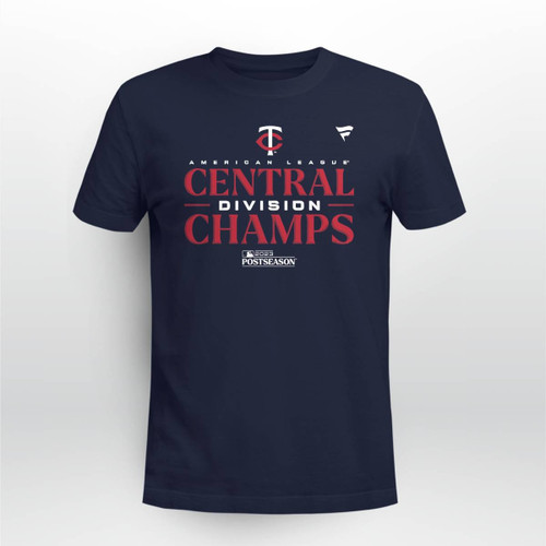 Minnesota Twins 2023 AL Central Division Champions T-Shirt