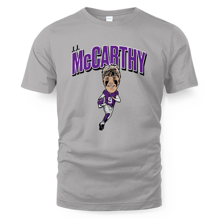 Minnesota Vikings J.J. McCarthy Caricature T-Shirt and Hoodie
